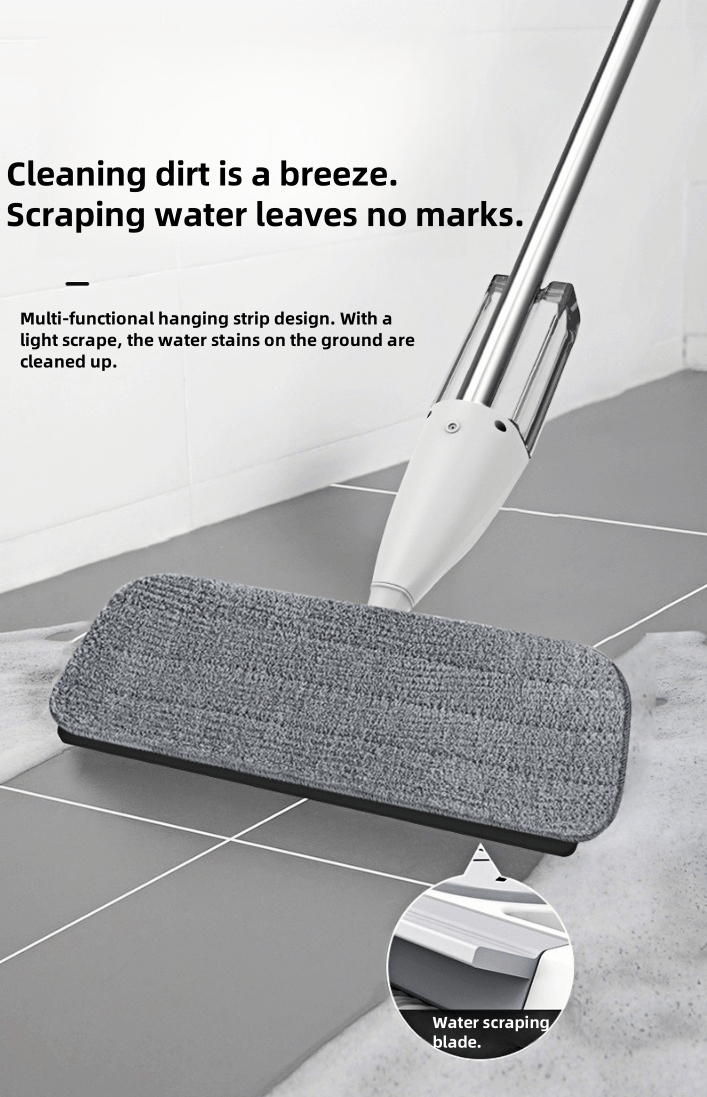 2 in 1 spray mop with built in scraper large capacity   washing for windows floors ideal for bedroom bathroom living room details 4