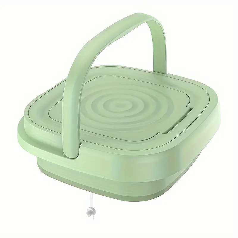 1 compact foldable washing machine suitable for car travel and   use space saving design for small spaces a portable appliance ideal for washing underwear socks and other delicate items on the go Product details 11