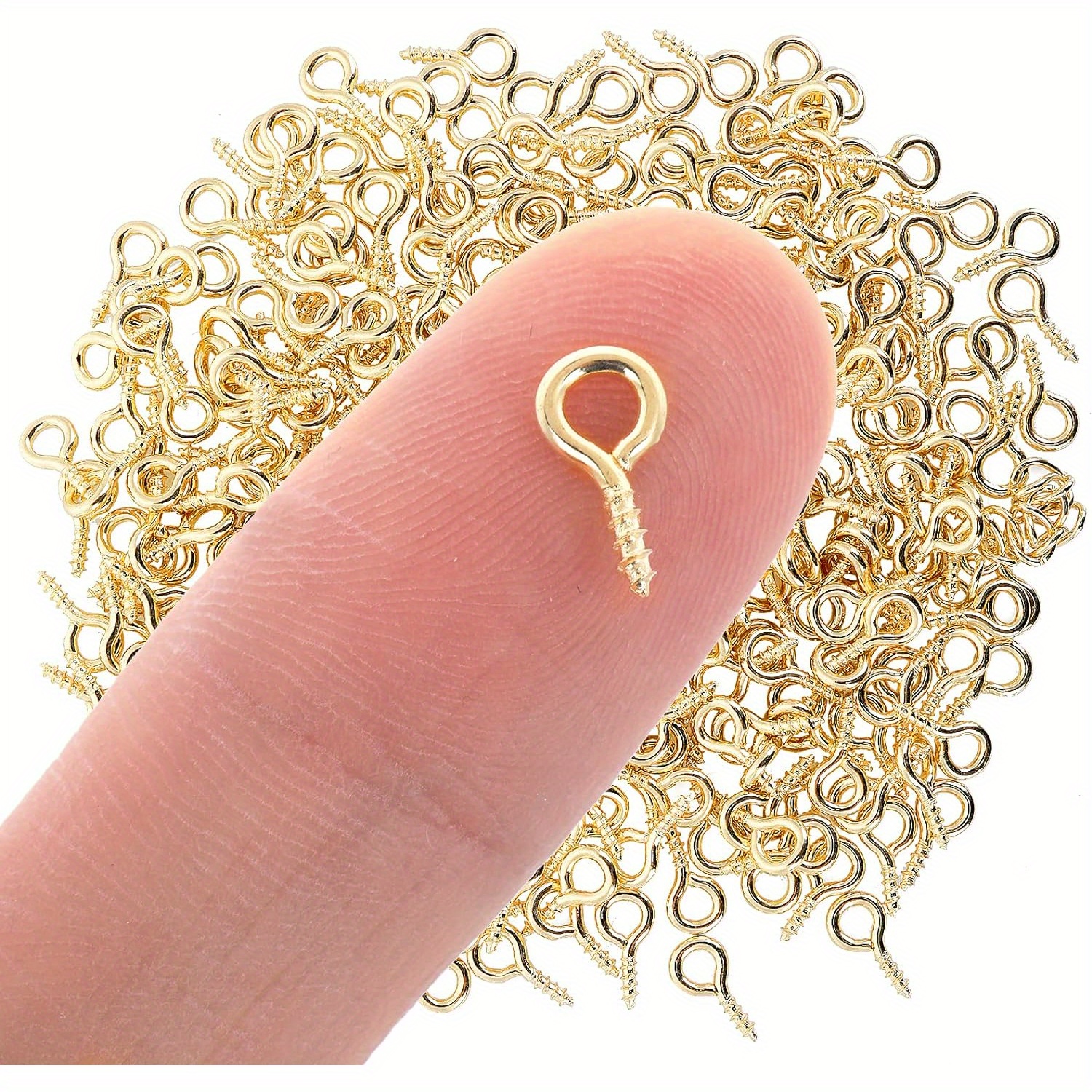 

50pcs Golden Pins - Mini Alloy Eyelets For Jewelry Making, Crafts & Diy Projects, Diy Crafts, Jewelry Patterns