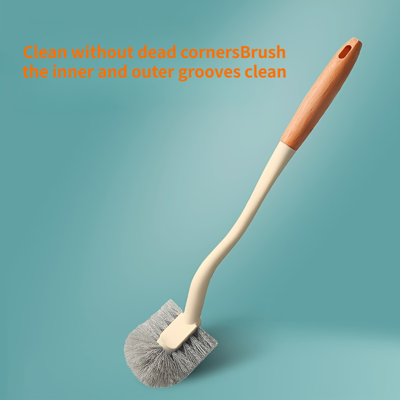 

Long Handle Toilet Brush, Plastic, No , Commercial Cleaning Tool, Bathroom Hygiene, Inches, No Power Required