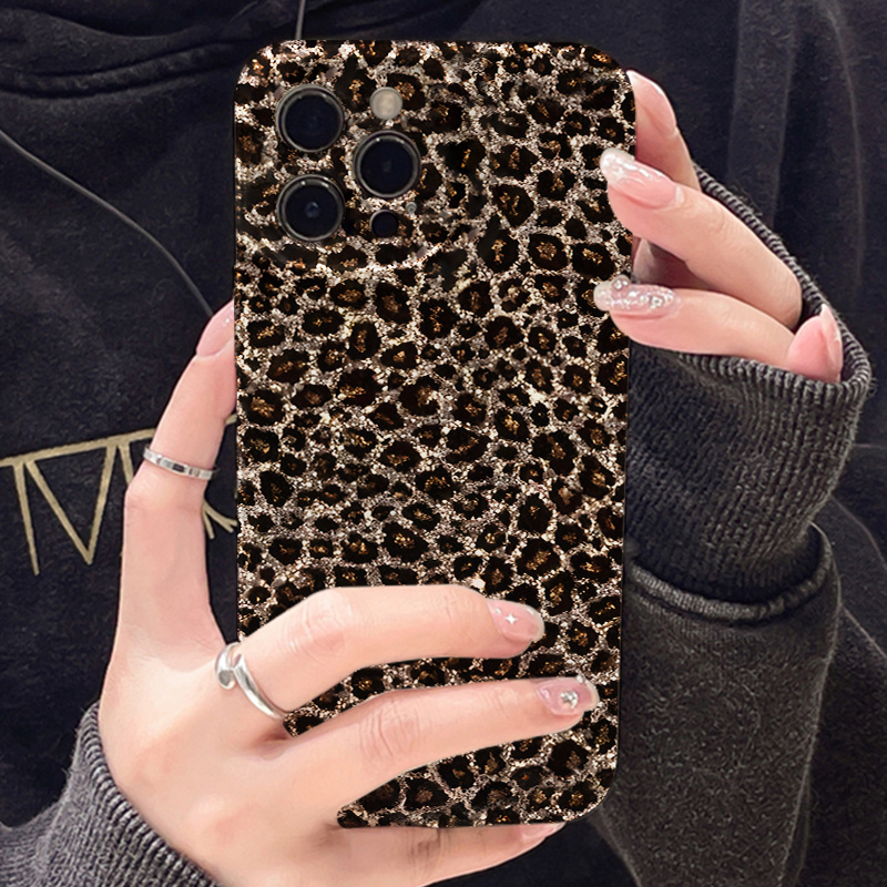 

Hot Leopard Print All Inclusive Resistant Film Hard Phone Case For Iphone 11/12/13/14/15/16/plus/pro/promax Gift Protective Cover Gift For Men And Women