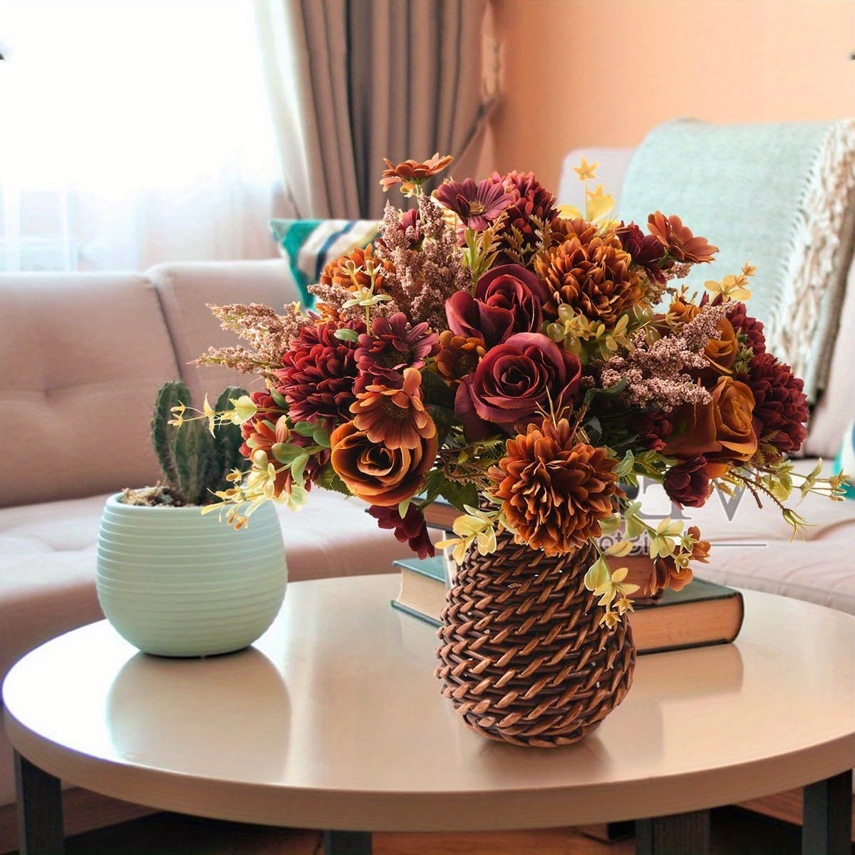 

In Plastic Vase, 3d Plants For , , , , , No , Battery-free, Suitable For Christmas, Halloween, , New Decorations