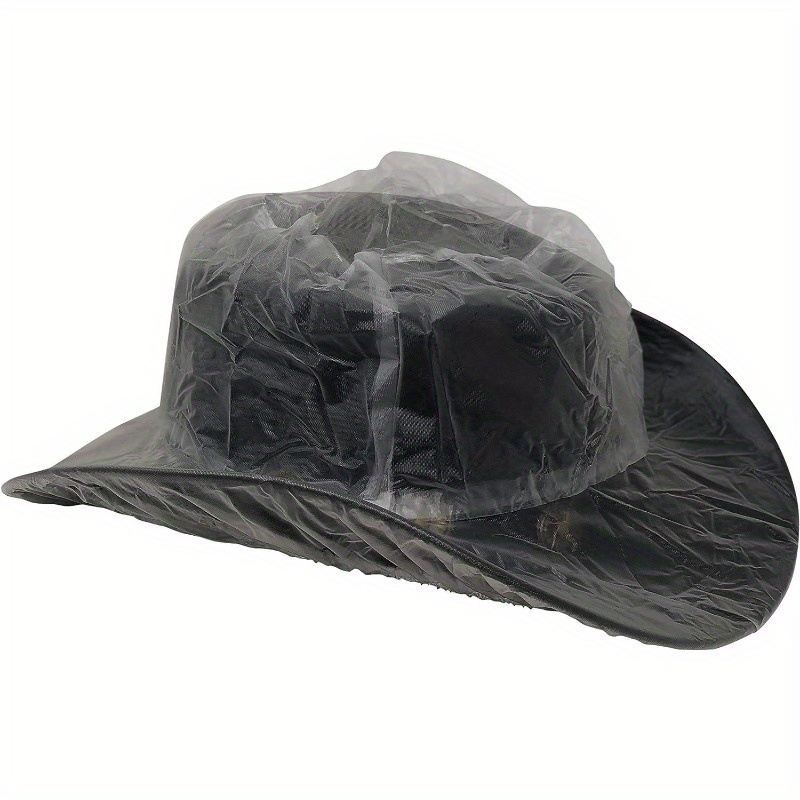 1pc Of Plastic Cover For Cowboy Hats, Men's Hats From Rain And Suitable For Storage