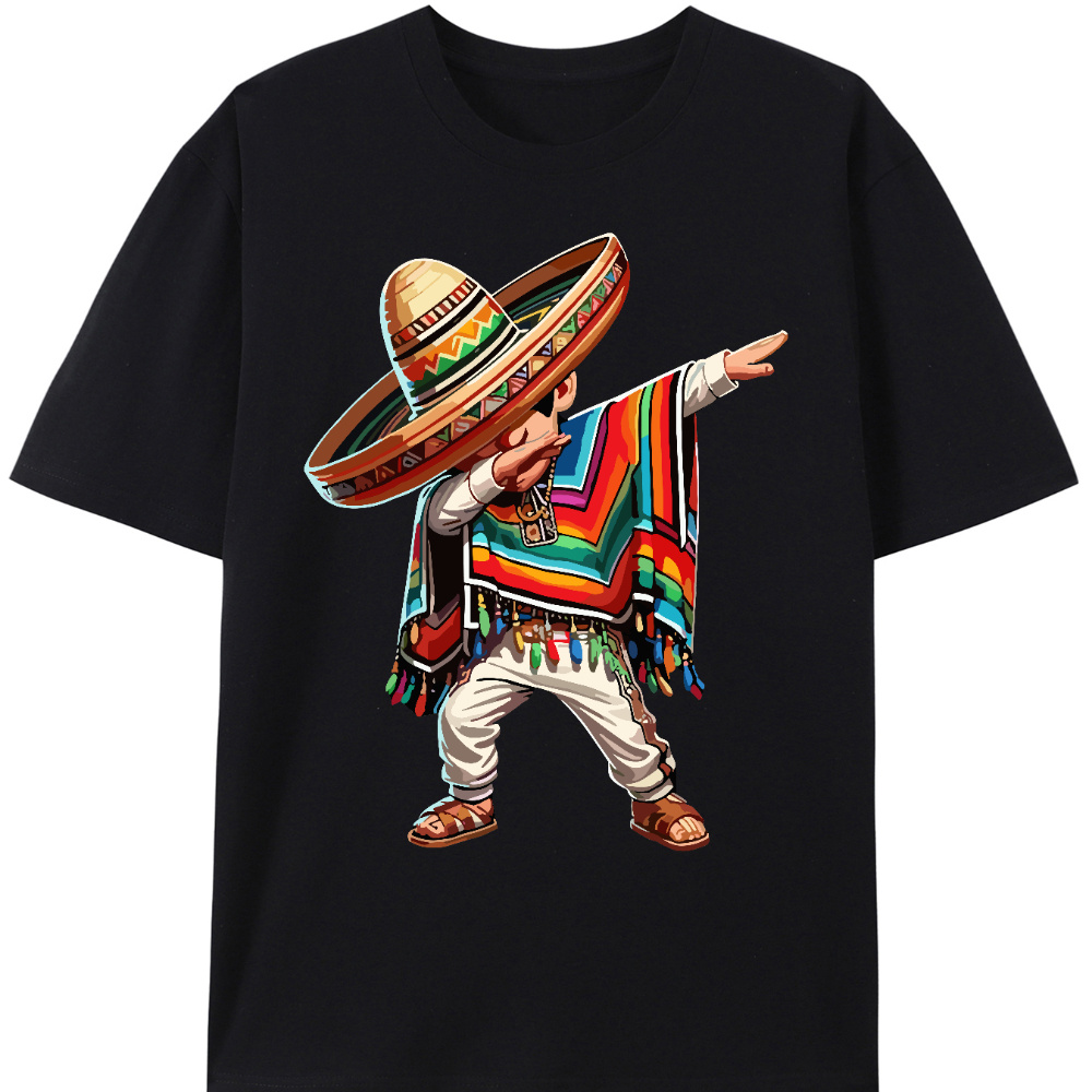 

Printed T- Mexican Boy Dabbing In For De