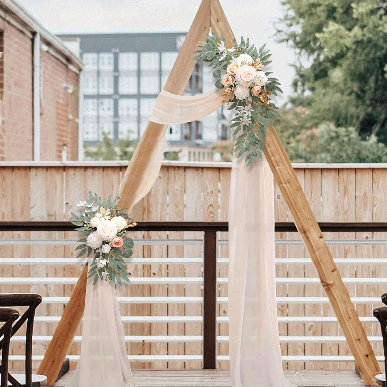 artificial wedding arch flowers set diy Temu