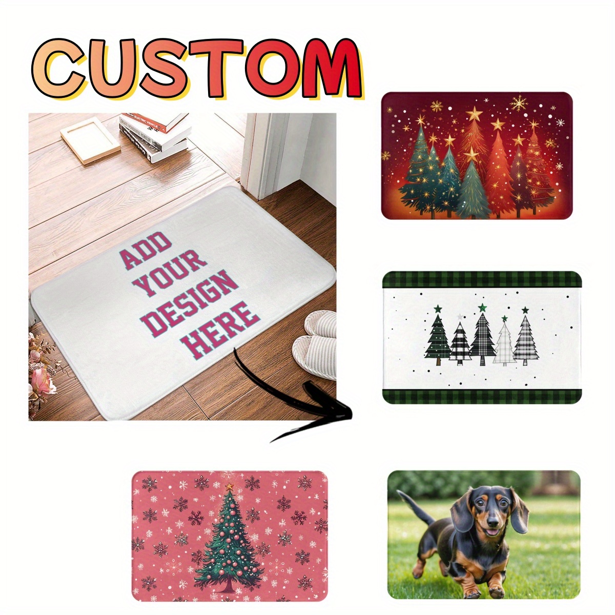 

Personalized Mat - , & , For Bathroom, , - 16x24 ,
