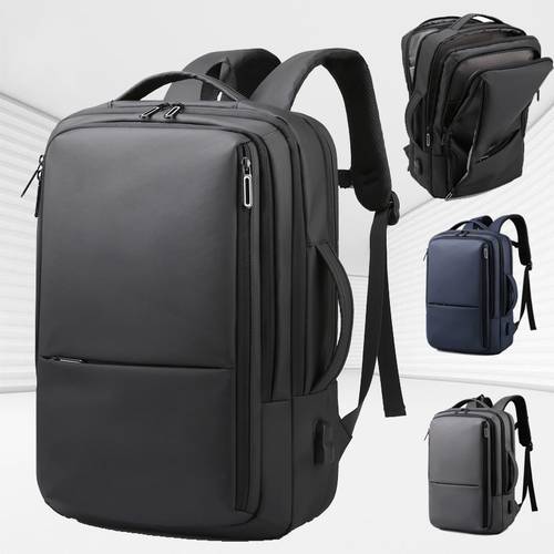 item picture large capacity business backpack for men fashionable multifunctional laptop storage adjustable straps and ideal for office use
