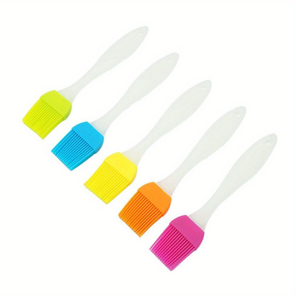 

1 Silicone Barbecue Oil Brush, And Barbecue Brush, Seasoning Brush, Butter Brush, Cake Baking, Cooking Tools