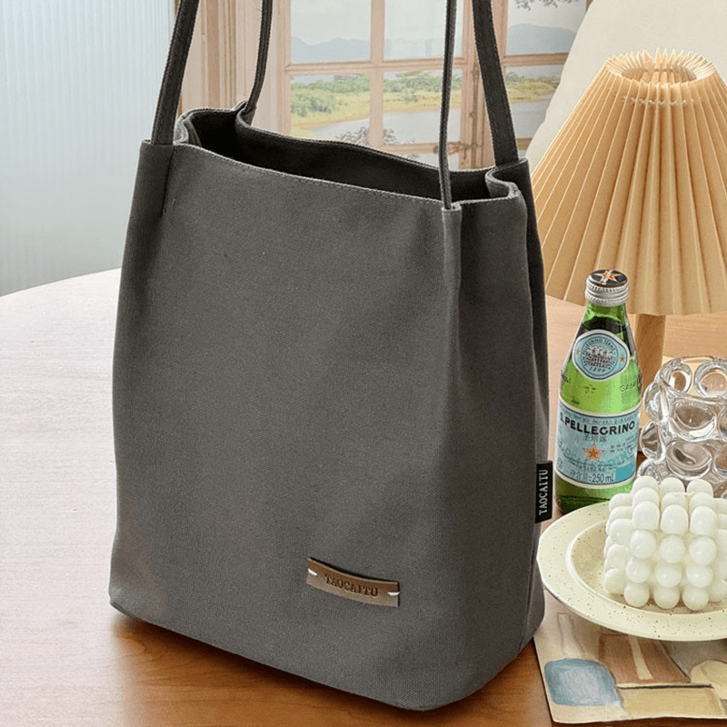 Easy And Stylish Commuting Thick Tote Bag For Students, Versatile And Casual, Suitable For Hand Carrying Or Crossbody