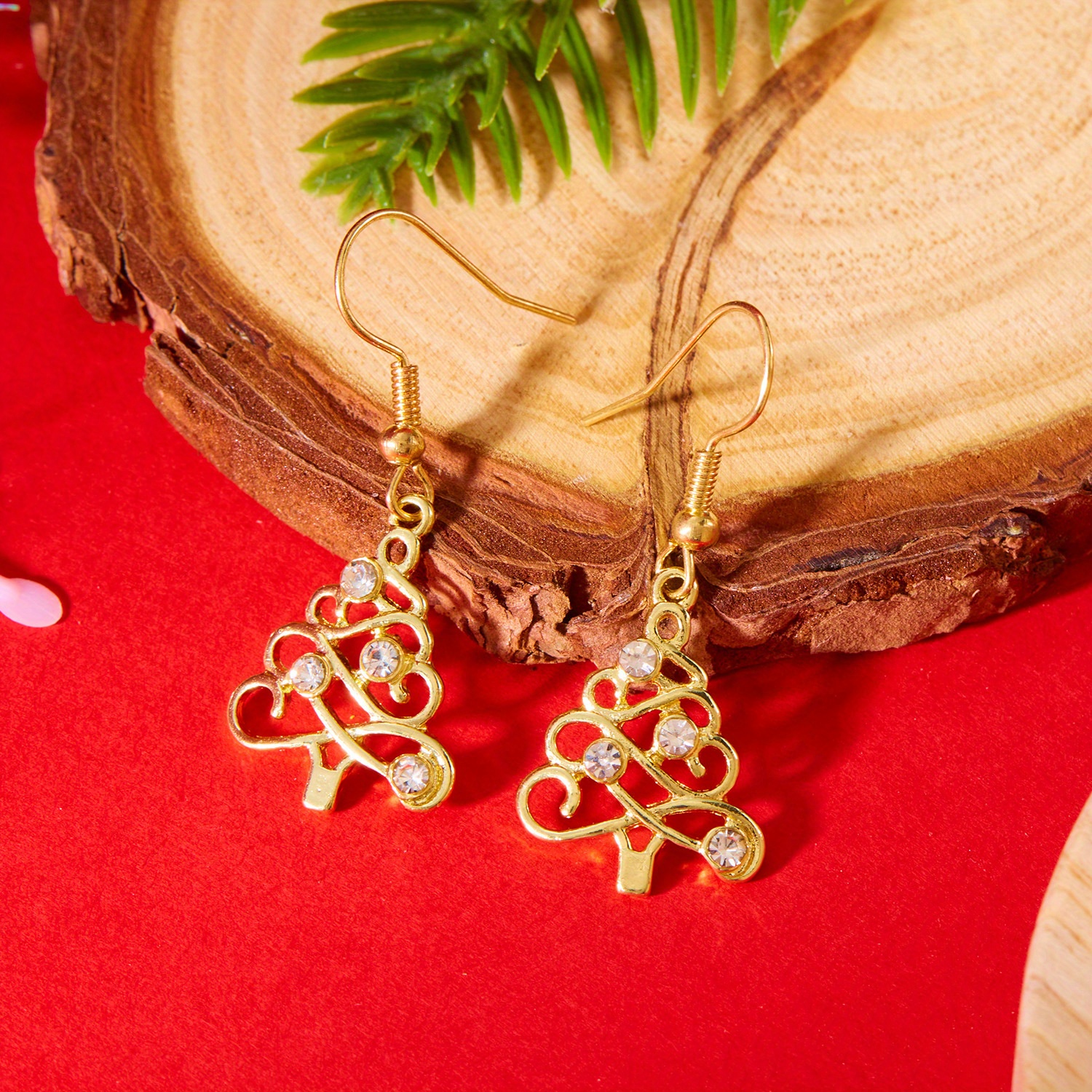 

Christmas , Chic Christmas Tree Dangle Earrings For Women, Ideal Christmas Jewelry & New Year Gift For Women Girls