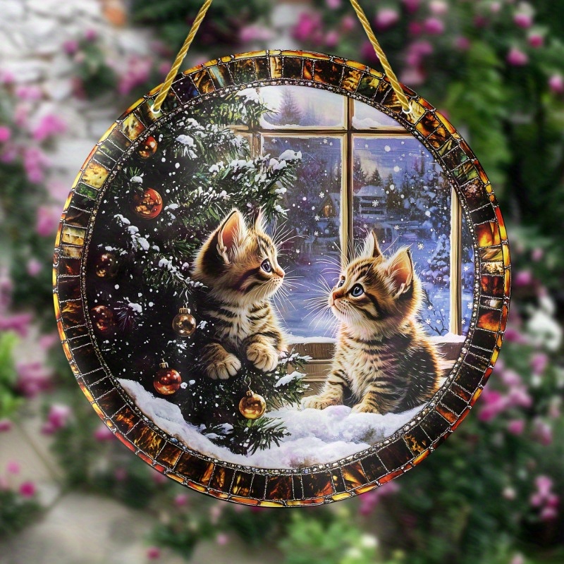 

1pc 8- Round Christmas - Decoration, For Decoration, And , For And Enthusiasts