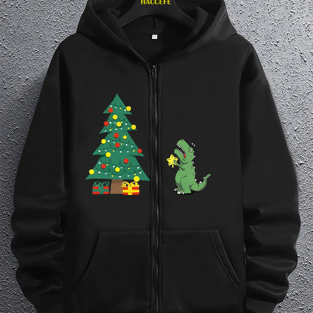 

Christmas Tree & , , Long Sleeve Sweatshirt, Polyester, Regular Fit, , , Zip