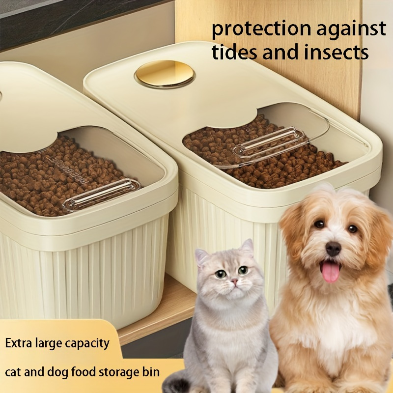 

1pc Pet Container - Insect & Moisture , Thickened For , For , , , - Portable - Organizer