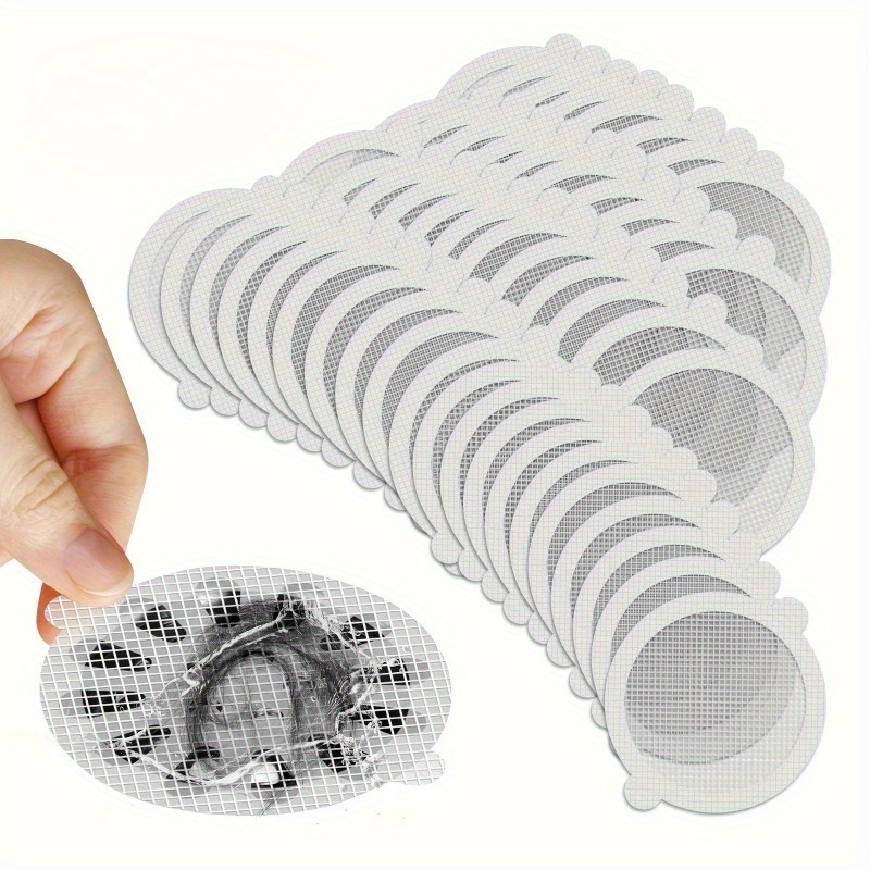 

56 Disposable Hair For Shower Drains, Mesh Filters For Floor Sinks, Shower Clog Prevention Tools, Bathroom