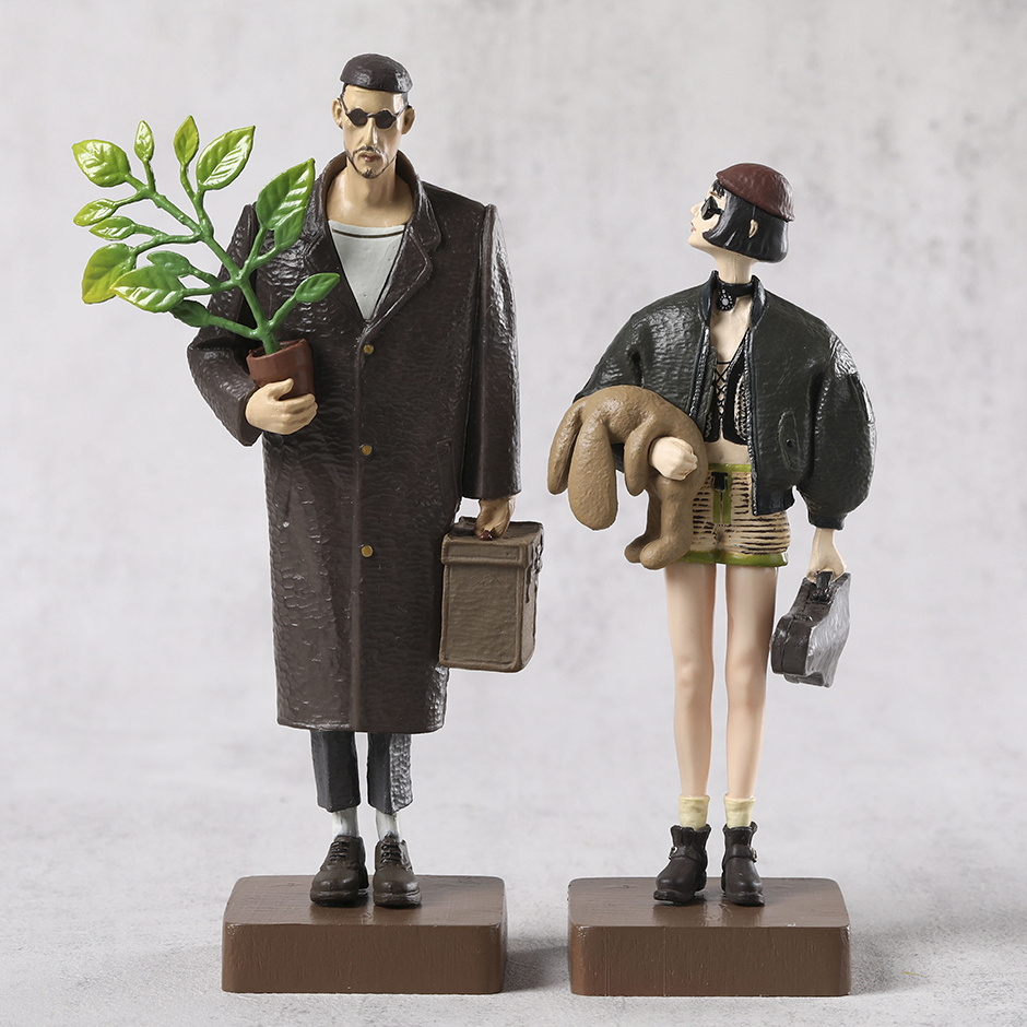 Image of 2pcs Iconic Movie Character Figurines - Pvc Collectible Model Toys, Perfect Gift For Fans & Hobbyists