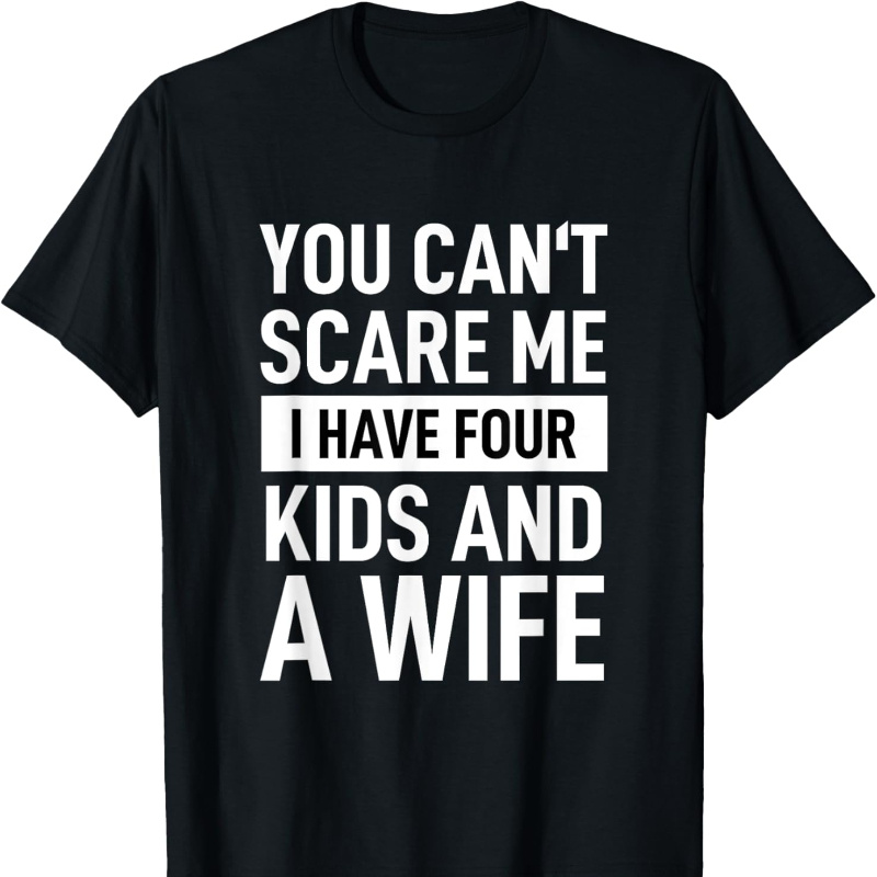 

Dad Fun You Cant Me I Have Kids Patterned Round Tee -