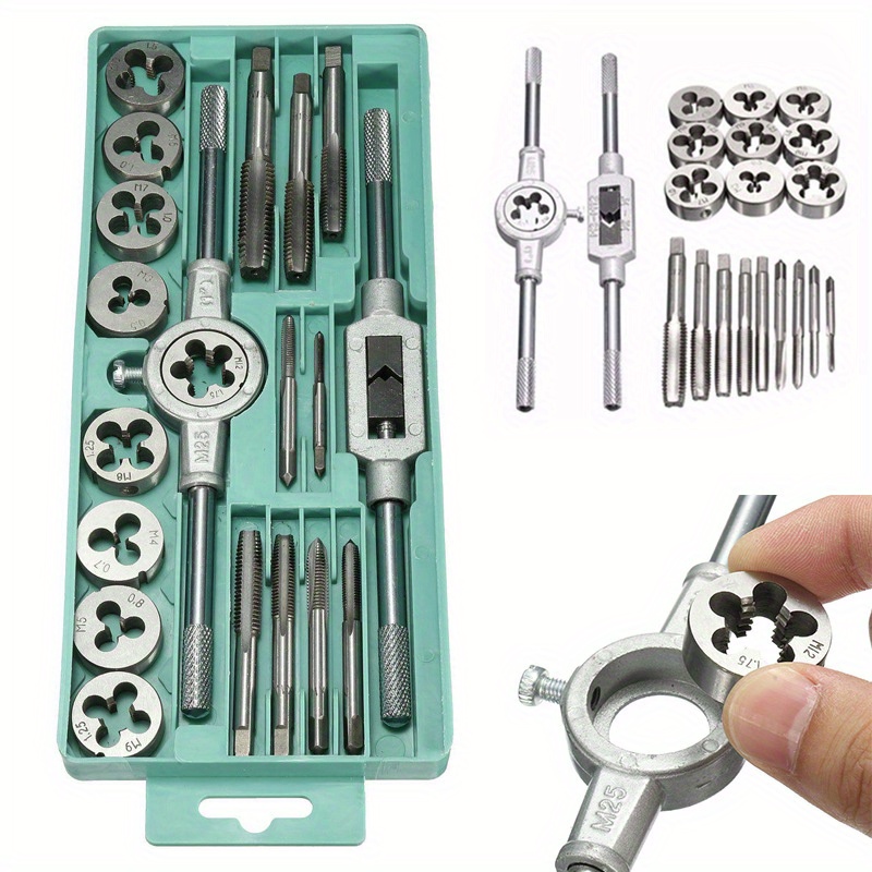 

Tap & Die Set - 12/20/40pcs, M3-m12 Thread Kit, -, For Diy & , &