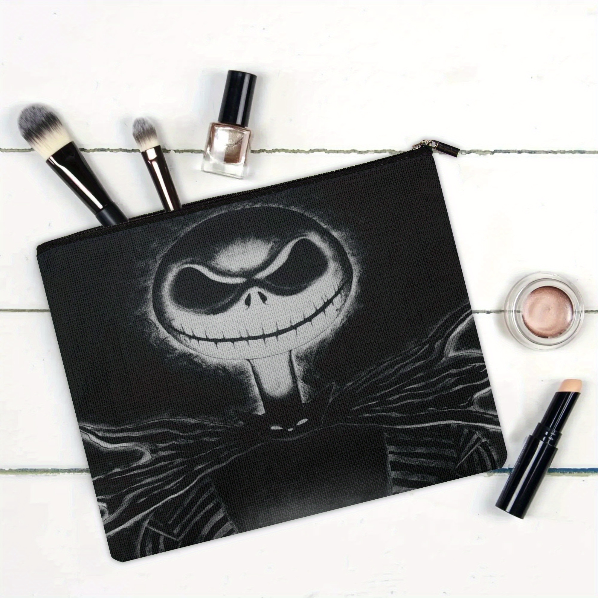 

Women's Skellington Polyester Makeup Bag, Portable Zippered , , , ,