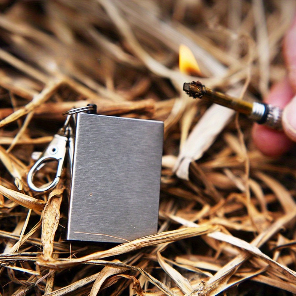10~100x Emergency Survival Camping Hiking Fire Starter Flint