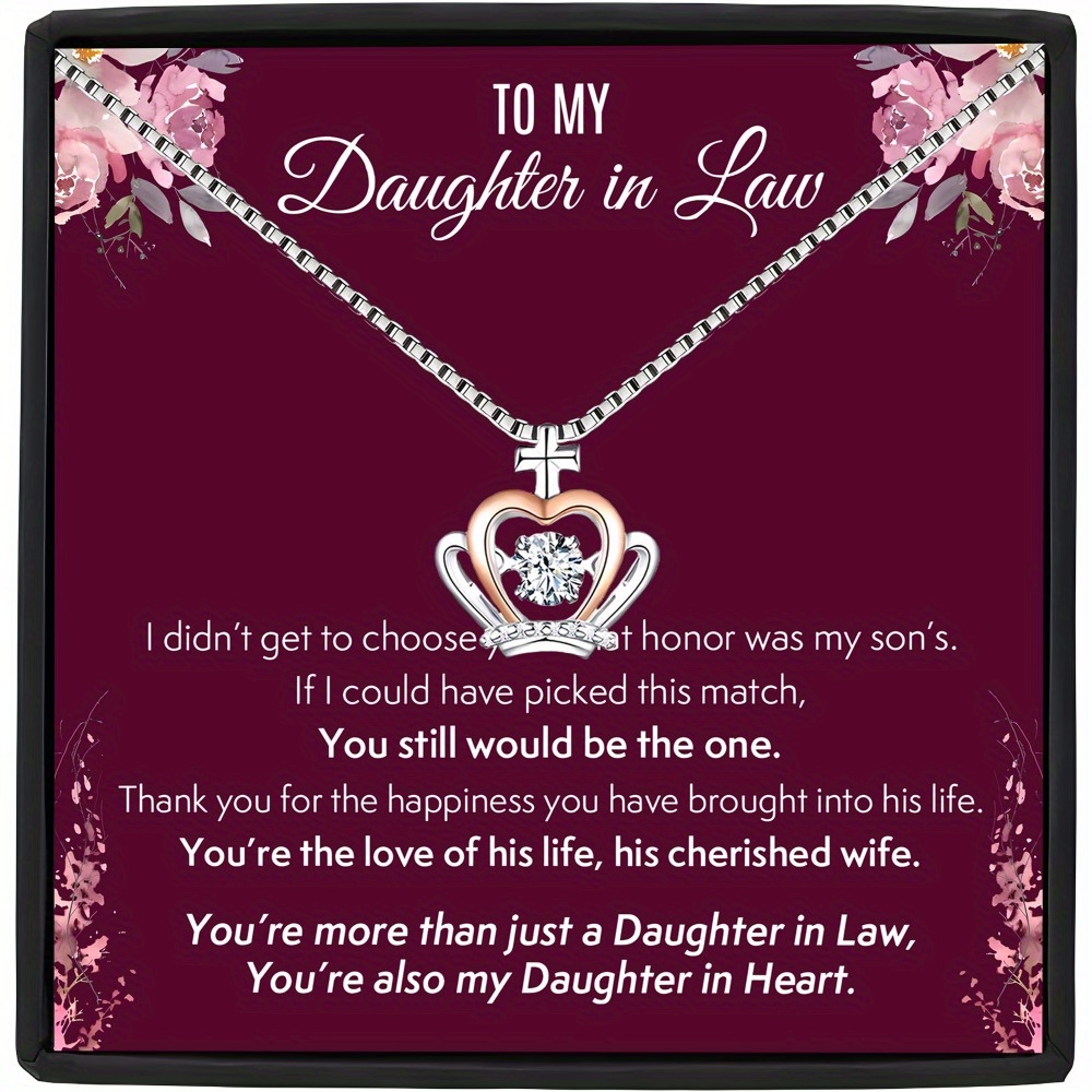 

Pendant Necklace In A Box For -in-law, For -in-law, Pendant Necklace For -in-law, For -in-law, ’s Day, Christmas, , Encouragement