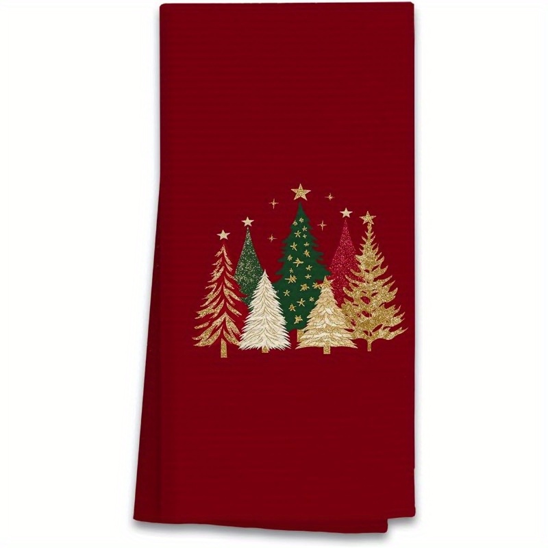 

Christmas Towel | Polyester Weaving | 1- Set | Christmas Tea Towel | Towel For | 18x26 | Dish Cloth