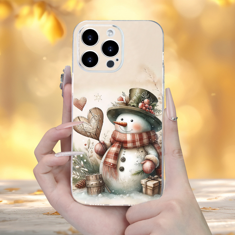 

Christmas Snowman Phone And For Men And Women For // 16pro/15/ 15plus/ 15promax/ 14/ 14plus/ 14pro/ 14promax/ 13/ 13mini/ 13pro/ 13promax/ 12/ 12mini/ 11/ 8/ 7/ Se/ / / / Pro/ Max , 's Day ,