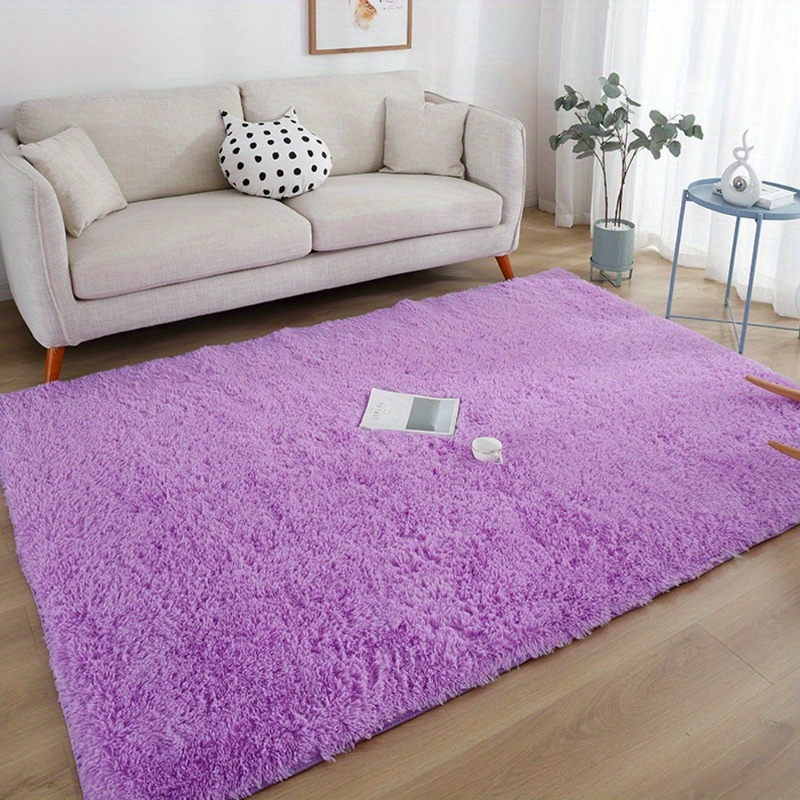     tie dye shag area rug soft non slip machine washable fluffy faux fur carpet for living room bedroom cozy   decorative floor mat with 600gsm thick padding polyester backing flame resistant   home decor