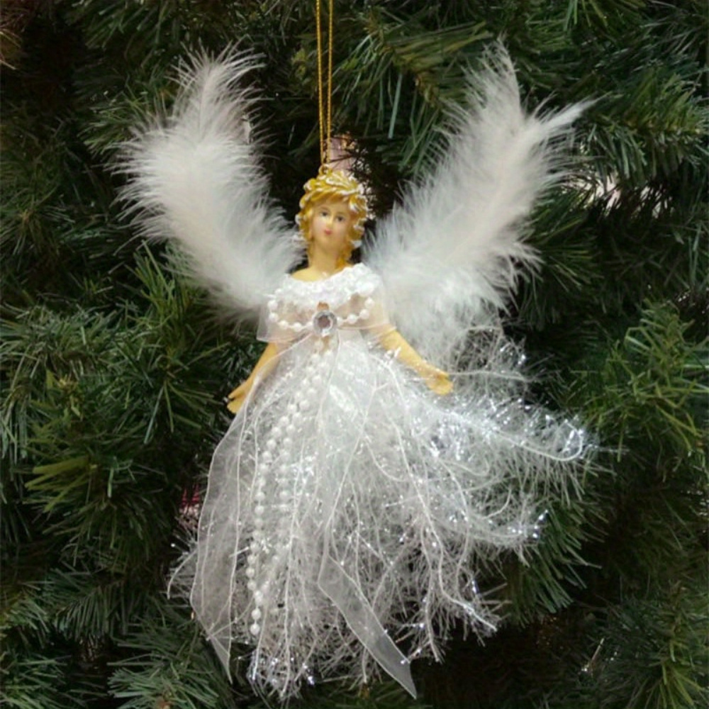 Christmas Tree Topper, Elegant Fairy Ornament, Festive Pendant For Christmas Tree Decoration