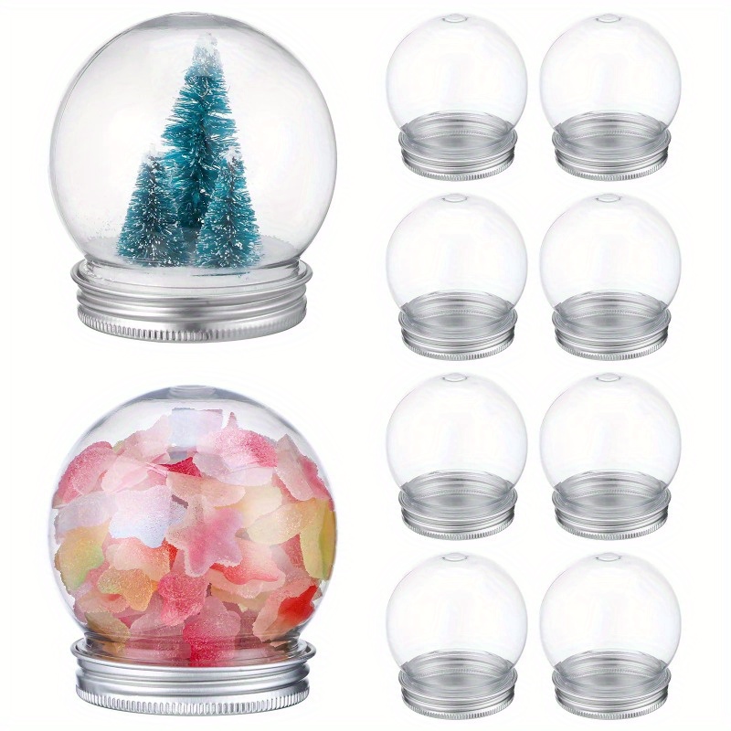 

10- Plastic Globes, Diy Christmas Decor, Display, No Required, Home & Supplies