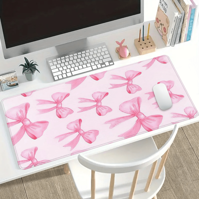 

Bow Pattern Mouse Pad, 31.4x15.7 Desk Mat, Mousepad For , For And Girlfriend