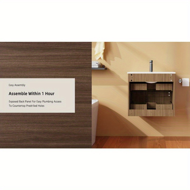 Mk Bed Framegoodyo Wall mount Bathroom Vanity Cabinet - Temu