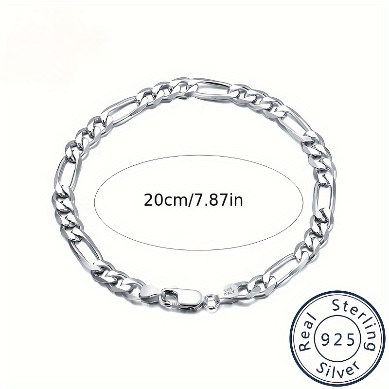 

925 Hip-hop Mens Bracelet - Fathers Day , 925 , No , , Unique