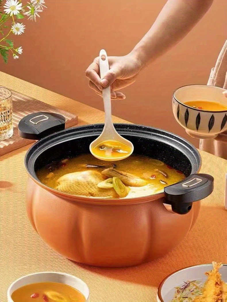 1pc 8l non stick pumpkin saucepan details 1