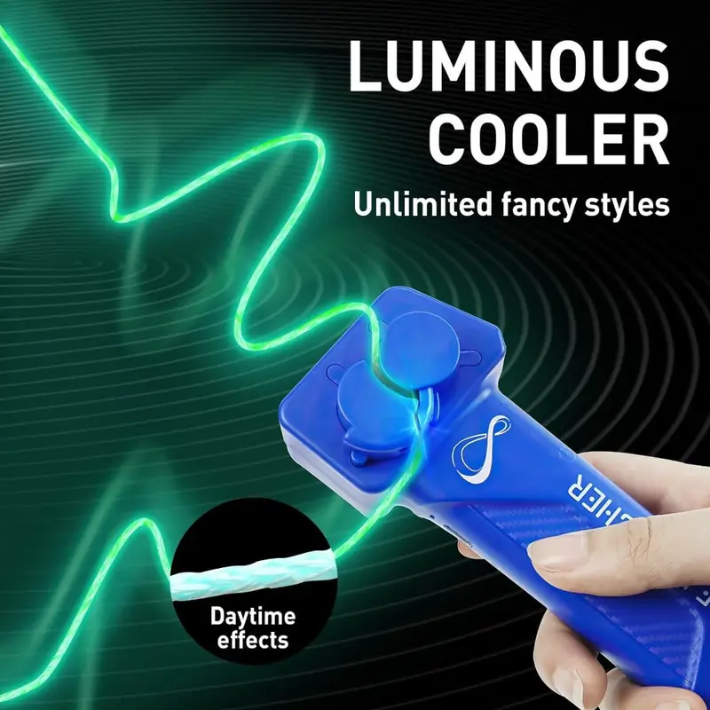 2pcs handheld rope thrusster toy glow in the dark interactive party game unique gift for special occasions for teens adults 14 details 4
