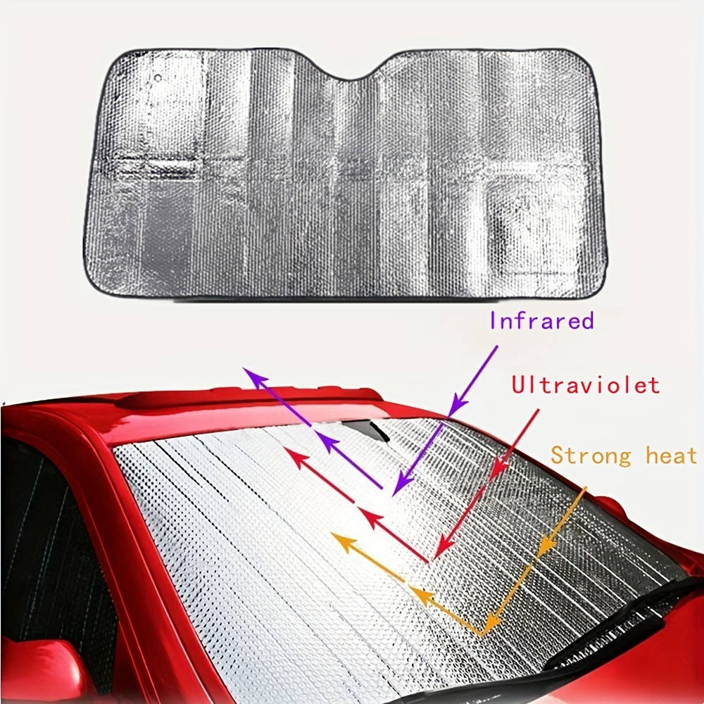 Aazon.co: Car Windshield Sun Shade,Nano 5-Layer Foldable Car Shade Ubrella,Universal Portable