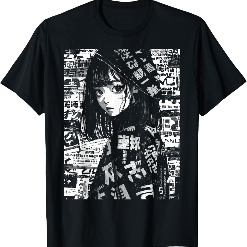 

Ewh 80s 90s Anime Girl | Kawaii Grunge Streetwear T-shirt