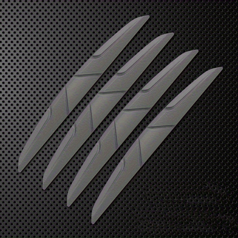 4x Spiegelabdeckungen Schwarz - Anti-Kratz Aufkleber Für Autotüren