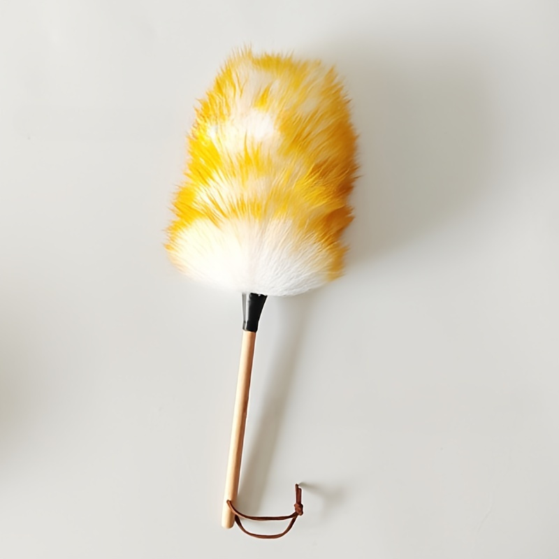 

Premium Extendable Lambswool Duster Brush - Soft, Flexible & Gentle For Tight Cleaning - Ideal For