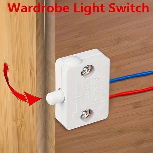 1pc wardrobe switch door knock switch