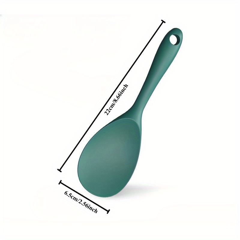 silicone spatula kitchen five piece set food grade 304 stainless steel spoon high temperature silicone shovel details 6