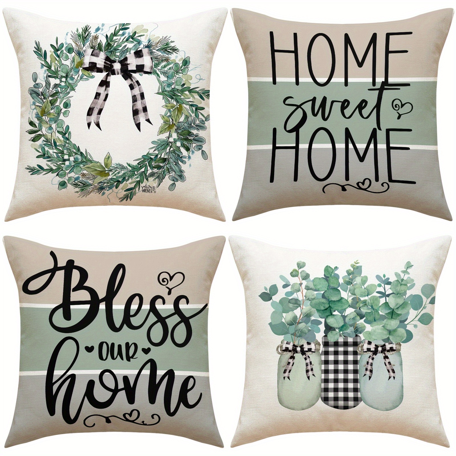 

4- Set , , Polyester Decorative For , , , And Wreath