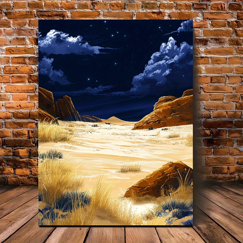 木製フレーム絵画 抽象キャンバス 1枚の木製フレーム絵画 レーション