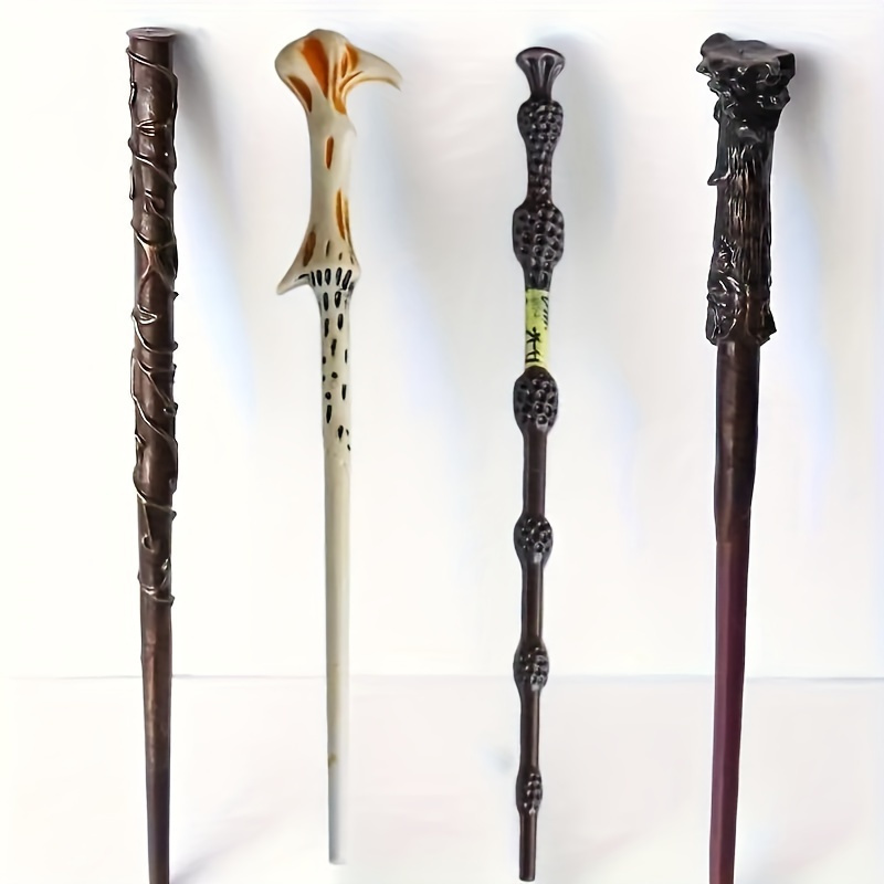 

4pcs Vintage Wand Set For Halloween, Cosplay & Performances - Perfect Creative Gift Idea