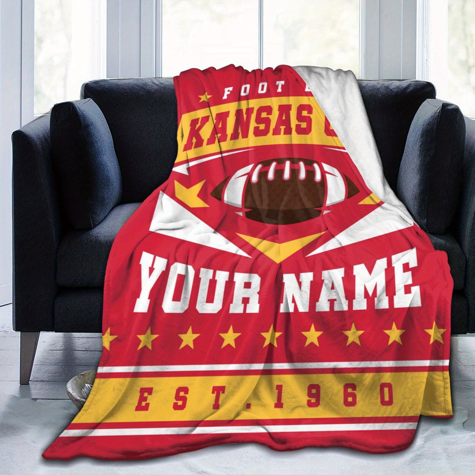 

Personalized City Blanket - Polyester - Fan Rectangle