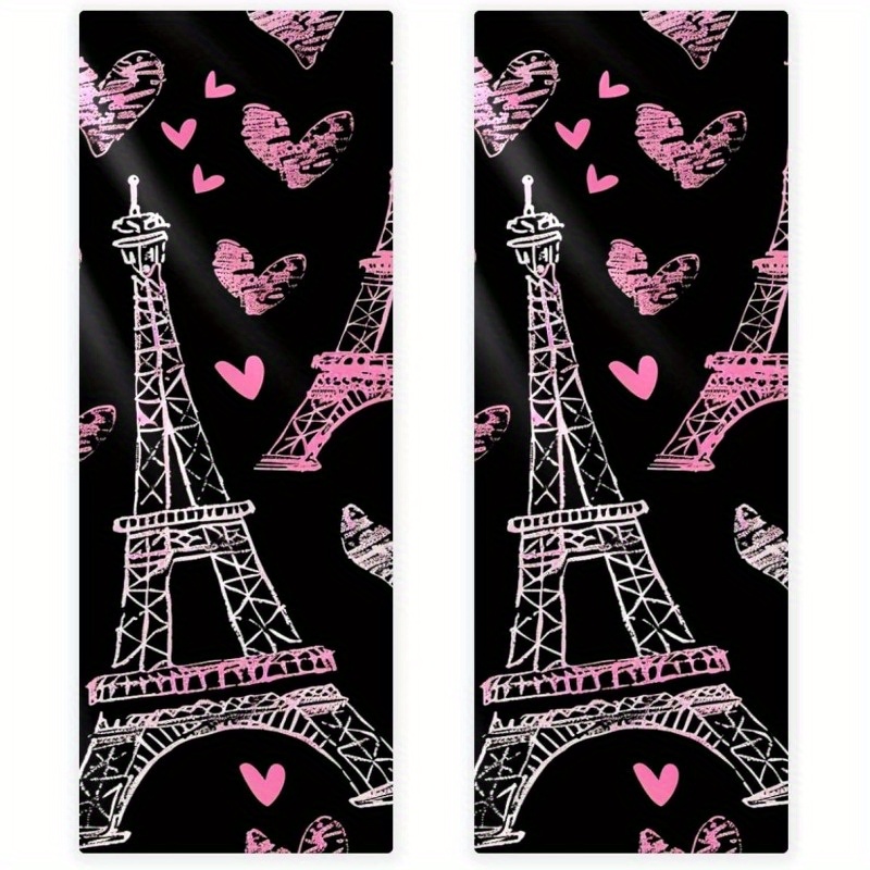 

2pcs 18*26inch Quick Dry Towel, Travel Towel, Soft Towel For Camping, Beach, Gym, Backpacking, Sports - Paris Heart Valentine's Day