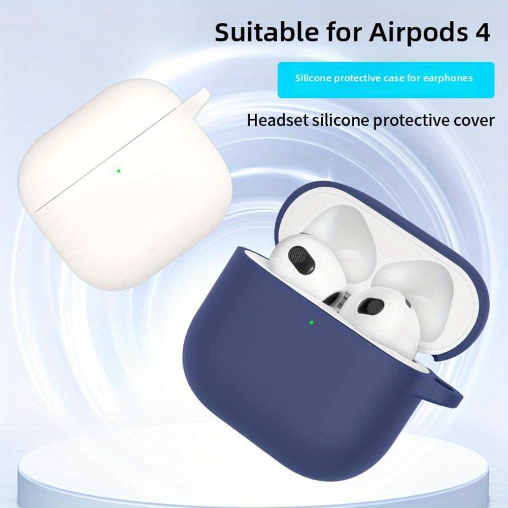

Earphone Case For Airpods 4 (2024) Cover Protector Soft Silicone Headphones For Apple Airpods4 Protective Shell