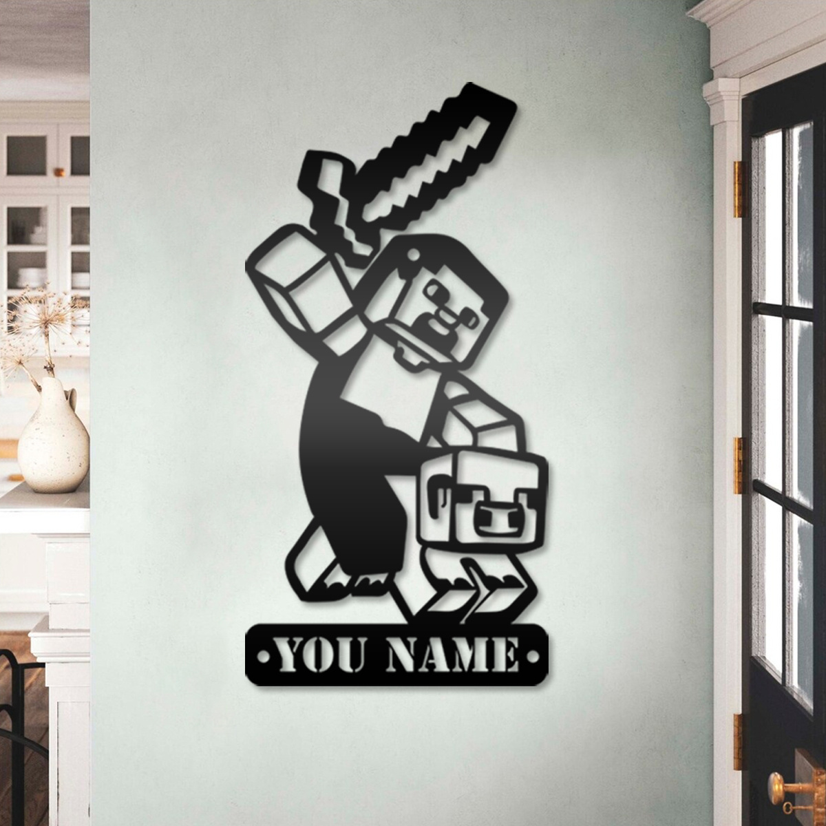 

1pc Iron , - Metal Decor, Personalizable Art For Types, Unique For Enthusiasts