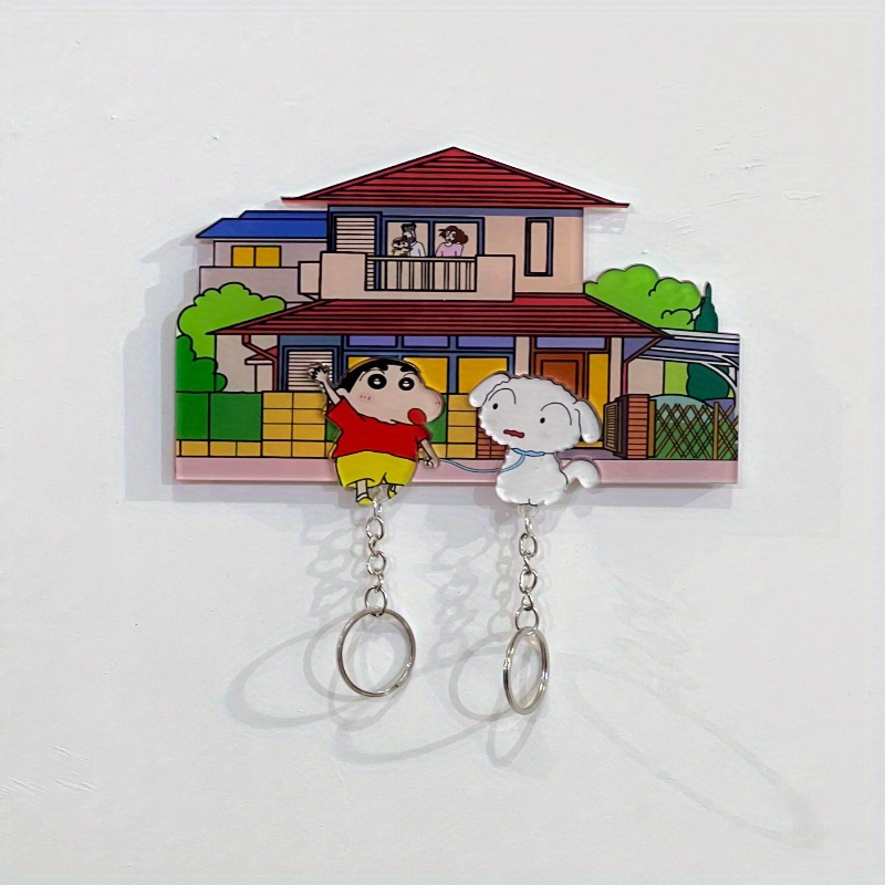 

1pc - Key , Plastic Keychain Set For -install