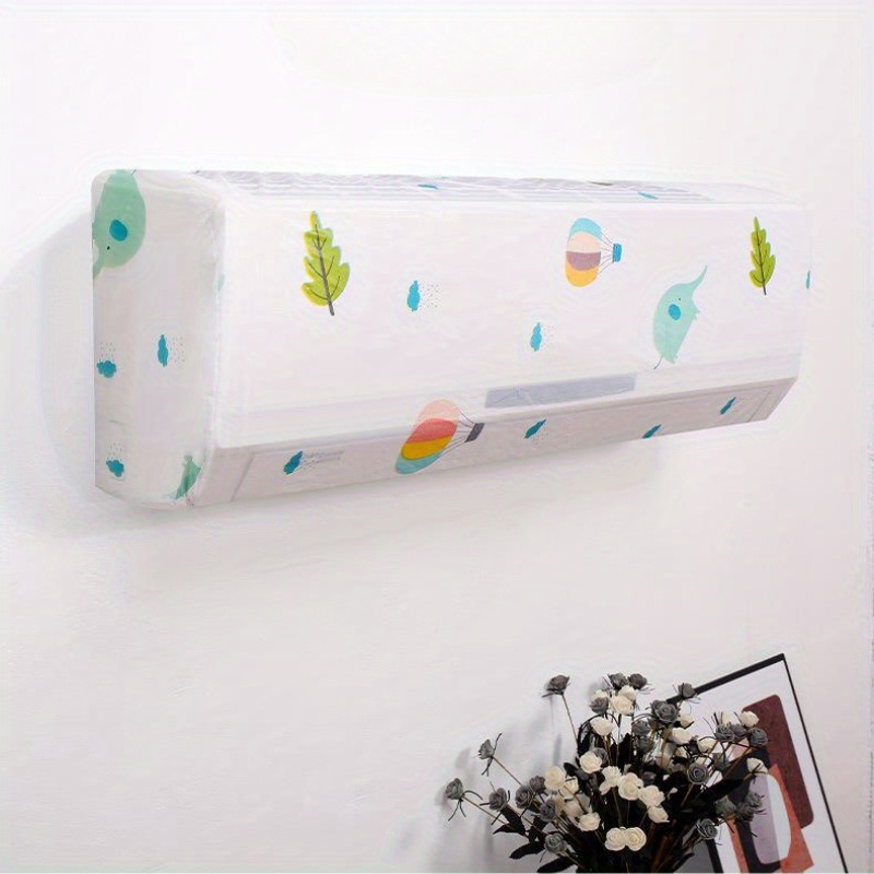 pvc material yuvinadigan osilgan konditsioner qopqog'i namlikka chidamli va changga qarshi devorga o'rnatiladigan konditsioner himoya qopqog'i uy bezaklari uchun tasodifiy elektr energiyasi talab qilinmaydi tafsilotlar 5