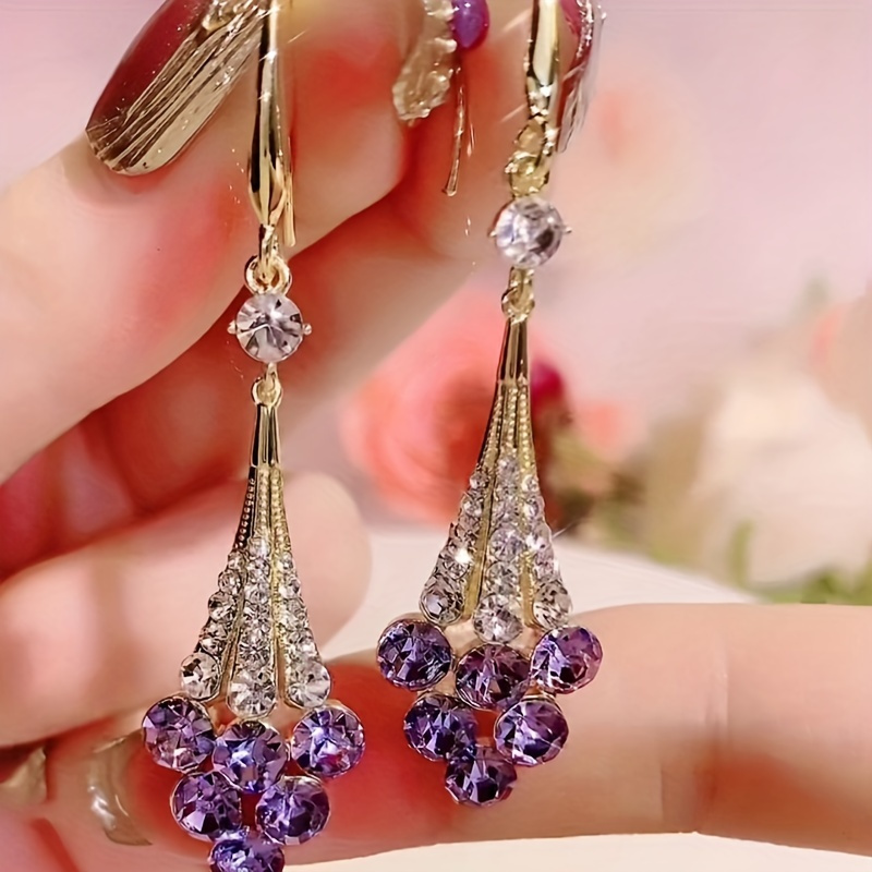 

A Of Ladies' Purple And Synthetic , And Long , For Goddesses, Jewelry